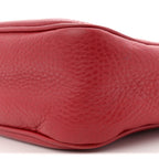 Pebbled Calfskin Small Soho Disco Bag Vibrant Red
