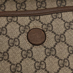 GG Supreme Monogram Neo Vintage Web Belt Bag Brown