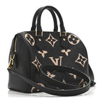 Empreinte Monogram Giant Speedy Bandouliere 25 Black Beige