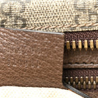 Soft GG Supreme Monogram Medium Ophidia Belt Bag Dark Brown