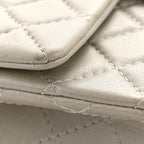 Metallic Goatskin Quilted 2.55 Reissue Mini Flap Silver