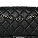 Aged Calfskin Quilted 2.55 Reissue 226 Flap Black