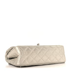 Metallic Lambskin Quilted 2.55 Reissue 225 Flap Silver
