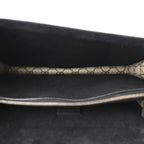 GG Supreme Monogram Crystal Small Dionysus Shoulder Bag Black