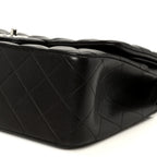 Caviar Quilted Jumbo Double Flap Dark Brown