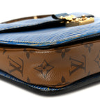 Epi Reverse Monogram Pochette Metis Denim Light