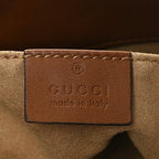GG Supreme Monogram Calfskin Small Padlock Tote Beige Ebony Tuscany