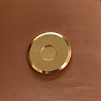 Calfskin Jacquard Mini Gate Dual Bag Tan