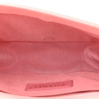Calfskin Chevron Embroidered Small Boy By The Sea Flap Pink