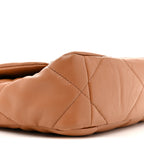 Lambskin Quilted Medium Chanel 19 Flap Brown