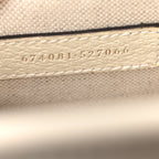GG Supreme Monogram Web Small Ophidia Belt Bag 90 36 Beige Ebony White
