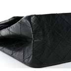 Aged Calfskin Quilted 2.55 Reissue 226 Flap Black