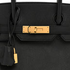 Epsom Birkin 30 Black