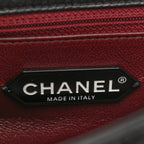 Aged Calfskin Quilted 2.55 Reissue Mini Hanger Flap Black