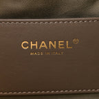 Suede Quilted Mini Chanel 25 Handbag Dark Grey