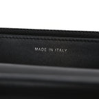 Patent Calfskin Quilted Boy Wallet On Chain WOC Black