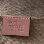 Soft Microguccissima Mini Bree Messenger Bag Soft Pink