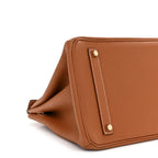 Taurillon Clemence Birkin 35 Gold