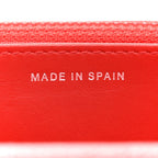 Caviar Quilted Wallet on Chain WOC Red
