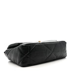 Lambskin Quilted Medium Chanel 19 Flap Black