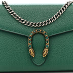 Calfskin Mini Dionysus Chain Wallet Emerald