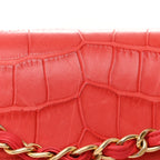 Alligator Jumbo Double Flap Red