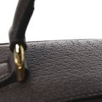 GG Supreme Monogram Textured Dollar Calfskin Mini Ophidia Top Handle Square Shoulder Bag Beige Ebony New Acero