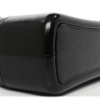 Aged Calfskin Quilted Medium Gabrielle Hobo Black