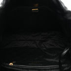 Shiny Calfskin Quilted Small Chanel 22 Black