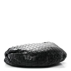 Nappa Intrecciato Teen Jodie Hobo Black