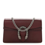 Dollar Calfskin Crystal Super Mini Dionysus Shoulder Bag Vintage Bordeaux Black Diamond