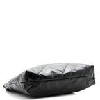 Shiny Calfskin Quilted Small Chanel 22 Black