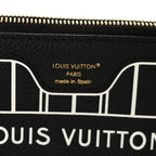 Calfskin Neverfull Inside Out MM Pochette Black