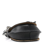 Calfskin Jacquard Mini Gate Dual Bag Black