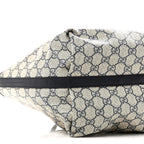 GG Supreme Monogram Denim Small Totissima Reversible Tote Beige Blue