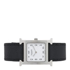Stainless Steel Epsom 26mm Heure H Hour Quartz Watch Noir