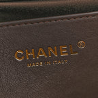 Suede Quilted Small Chanel 25 Handbag Dark Brown