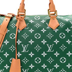 Calfskin Monogram Speedy P9 Bandouliere 40 Green