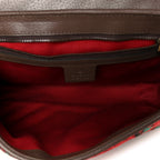 Wool Tweed Textured Dollar Calfskin Matelasse Diagonal Plaid Small GG Marmont Shoulder Bag Red Green Multicolor New Acero