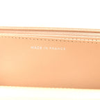 Caviar Quilted Wallet on Chain WOC Beige