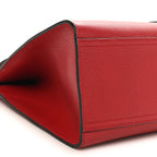 Calfskin Small GG Marmont Top Handle Bag Vulcanic Red