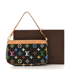 Monogram Multicolor Pochette Accessories Black