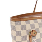 Damier Azur Neo Neverfull MM Rose Ballerine
