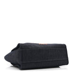 Denim Small Deauville Tote Blue Orange