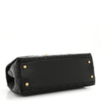 Caviar Quilted Small Coco Chain Handle Flap Black