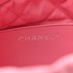 Shiny Calfskin Quilted Mini Chanel 22 Pink