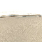 Pebbled Calfskin Small Soho Disco Bag Off White