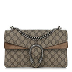 GG Supreme Monogram Small Dionysus Shoulder Bag Taupe
