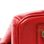 Ostrich Birkin 30 Rouge Vif