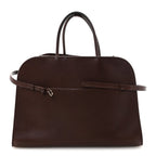 Polished Saddle Calfskin Soft Margaux Belt 15 Burgundy